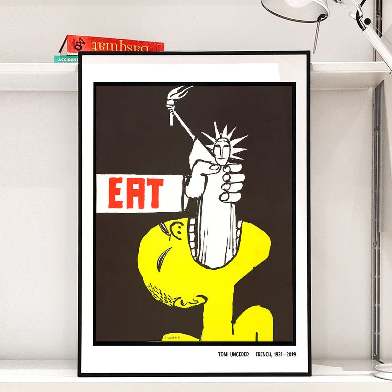 빈티지 미드센추리  팝아트 포스터 액자 37종 - P29 Eat