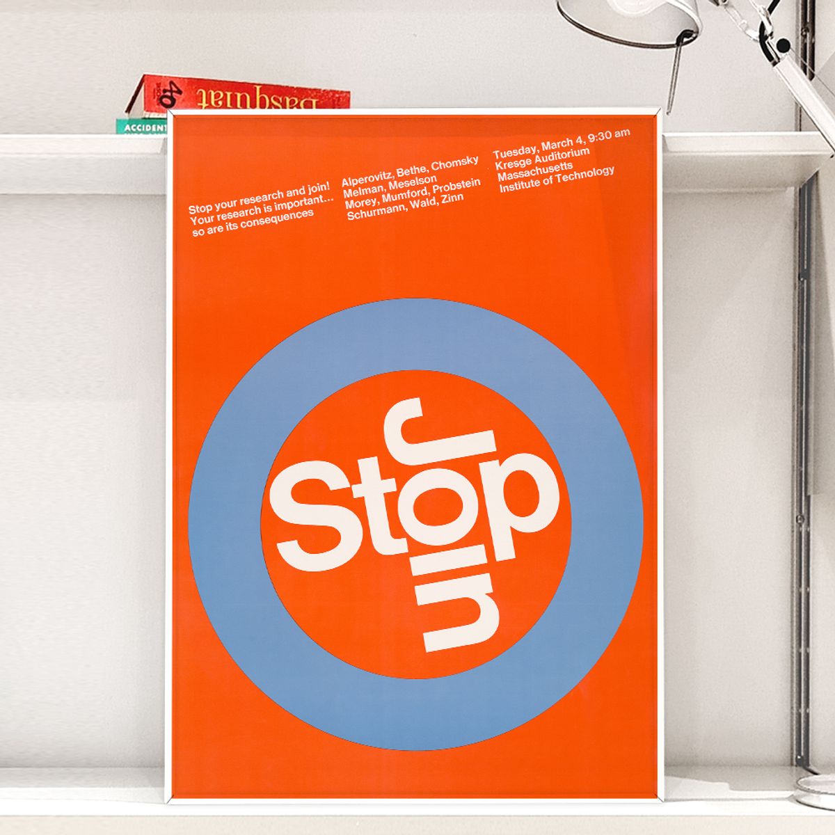 아트밀(ARTMILL) 빈티지 미드센추리  팝아트 포스터 액자 37종 - P23 Stop Join(1967)