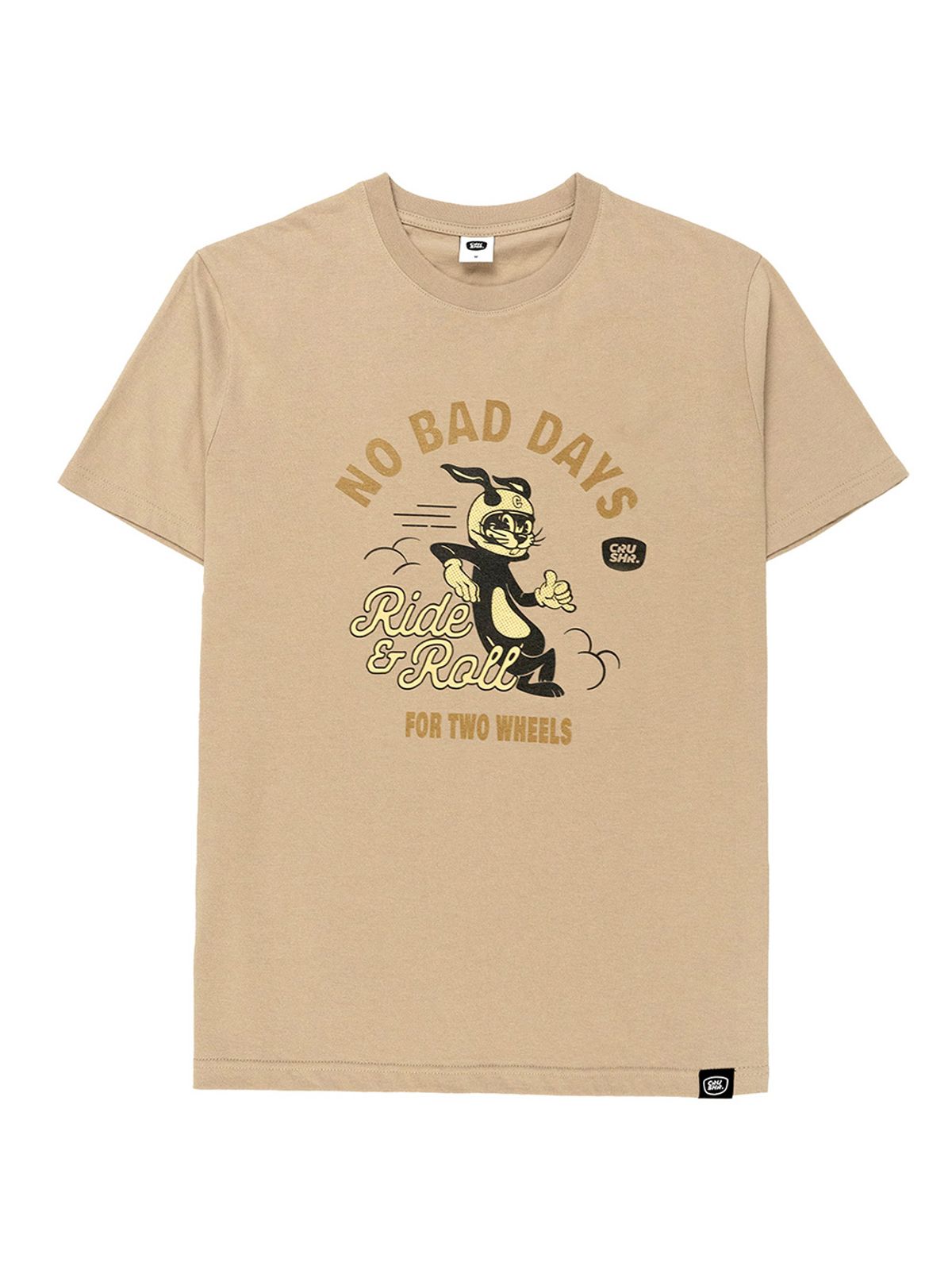 크러셔(CRUSHR) NO BAD DAYS  T-SHIRTS - SAND