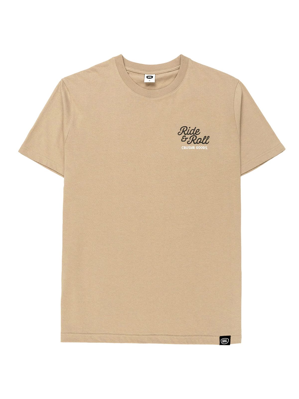 크러셔(CRUSHR) TWO WHEELS T-SHIRTS - SAND