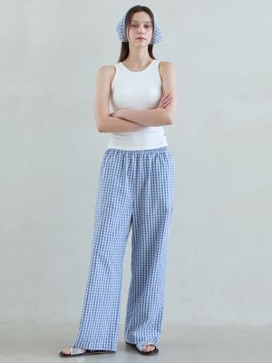 인앤아웃 체크팬츠 4colors