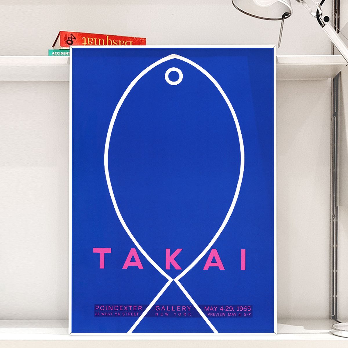 아트밀(ARTMILL) 빈티지 미드센추리  팝아트 포스터 액자 37종 - P16 Takai(1965)