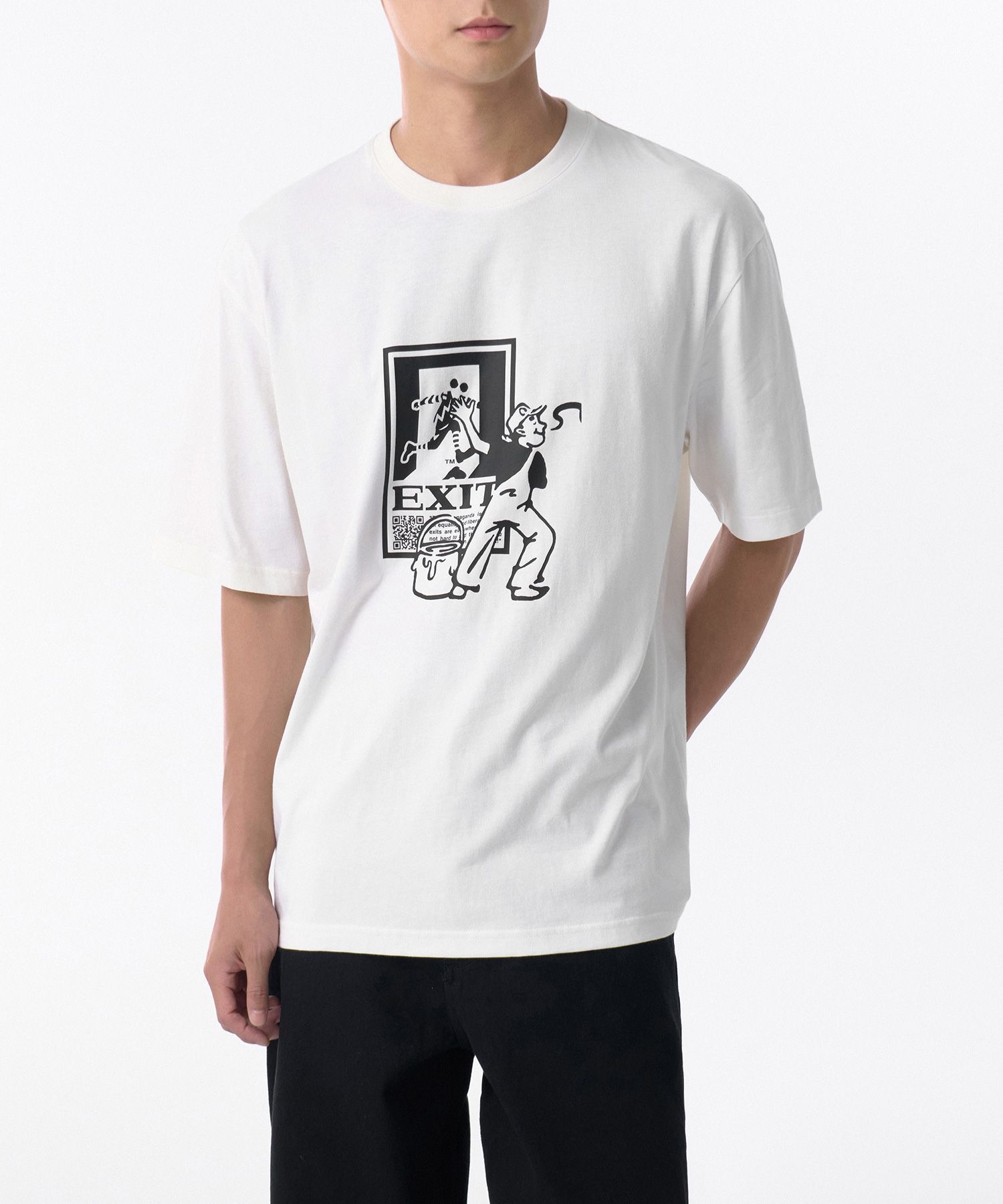 MUSINSA | MUSINSA STANDARD Dezuni_The Smell T-Shirt [Cream]