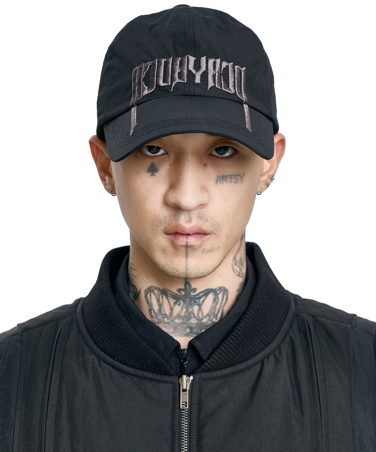 아조바이아조(AJOBYAJO) Arch Logo Nylon Cap [BLACK]