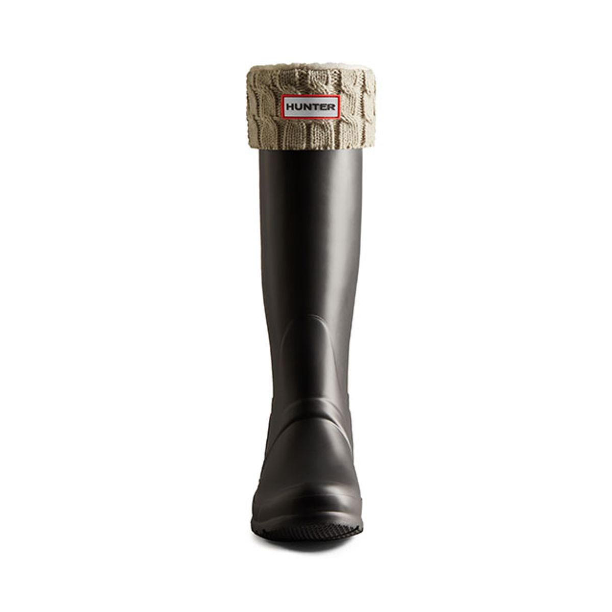 헌터(HUNTER) [UNISEX] 오리지날 6스티치 케이블 톨 부츠삭스 - 그레이지 UAS3415RPYGRG