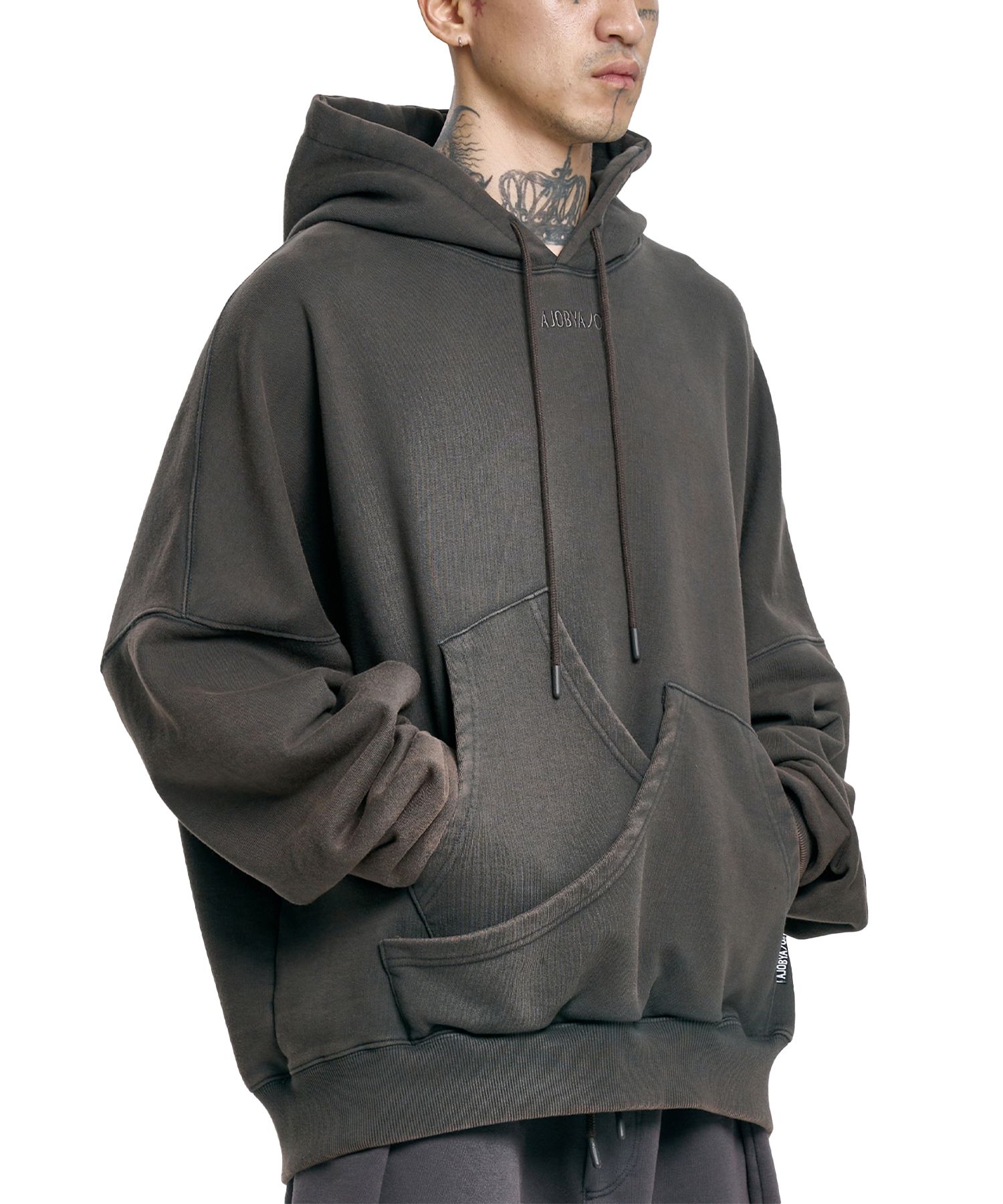 a*様 CHARCOAL CAPE HOODIE RESERVED Original Unisex Hoodie - Charcoal – Zie Boutique