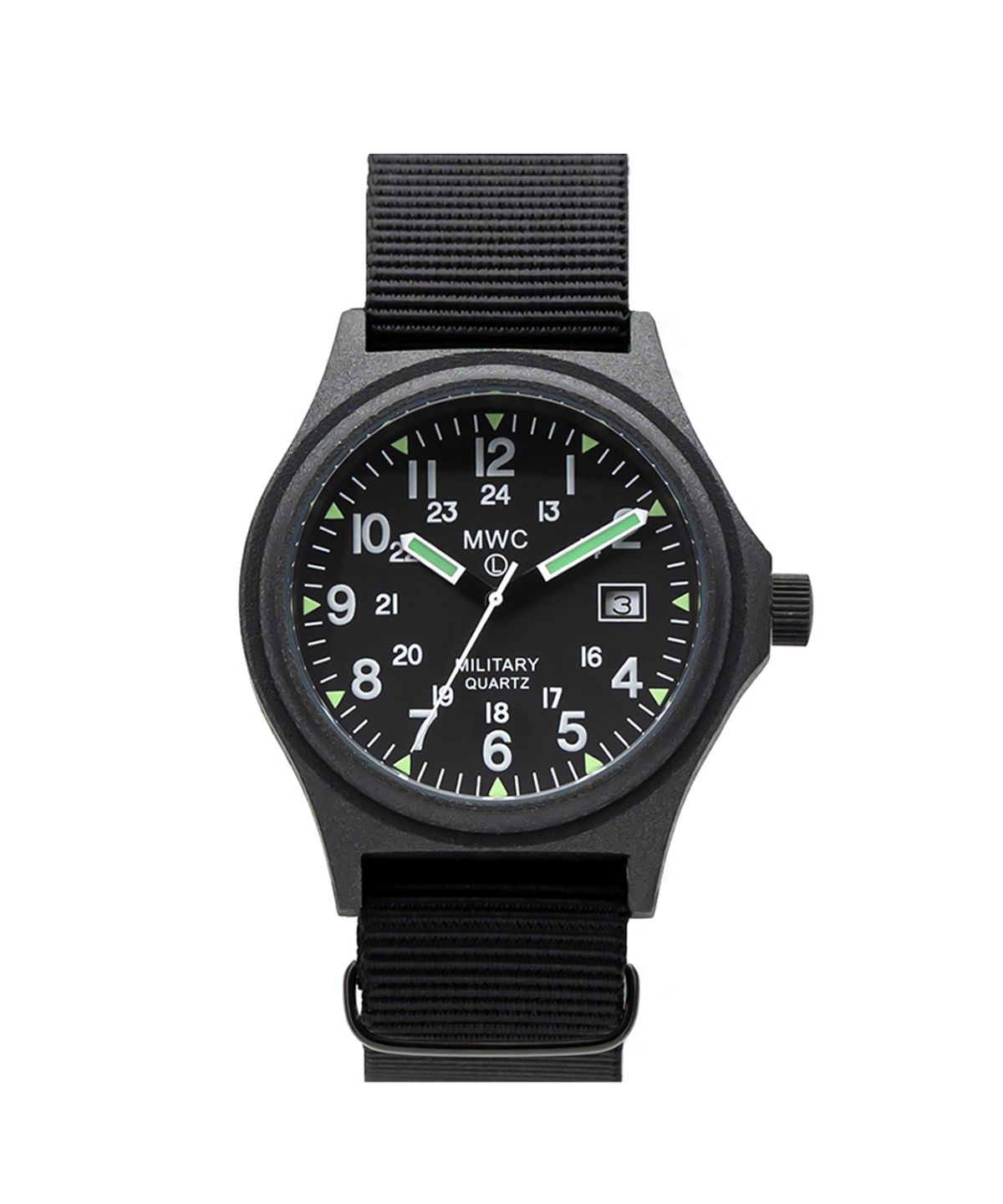 엠더블유씨 시계(MWC WATCH) G10 배터리해치 24H PVD - 블랙X블랙