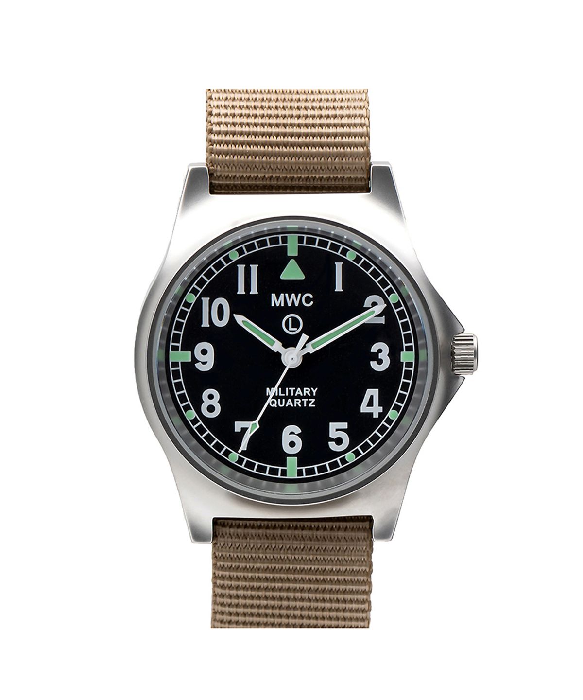 엠더블유씨 시계(MWC WATCH) G10 오리지널 - 실버X데저트
