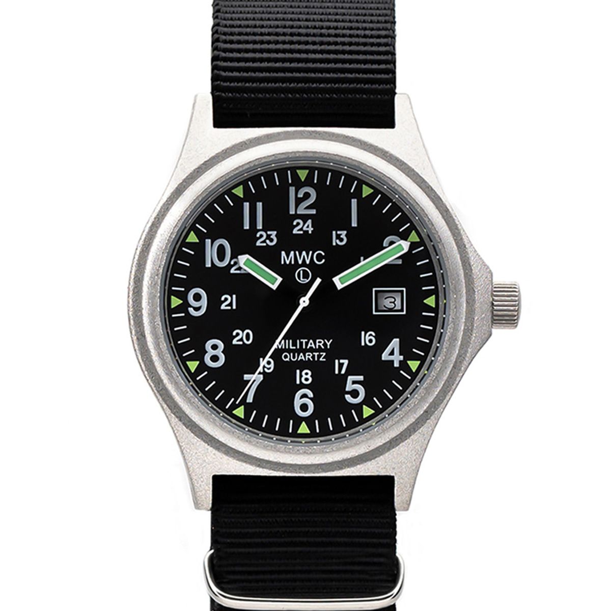 엠더블유씨 시계(MWC WATCH) G10 배터리해치 24H - 실버X블랙