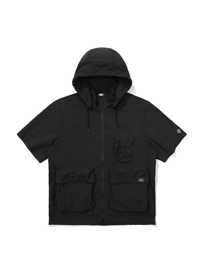 유틸리티 숏 슬리브 자켓_Black