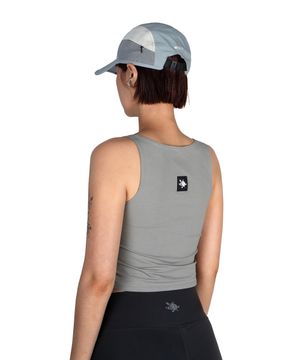 투웨이 크롭 슬리브리스 블랙 테이프 (STONE GREY)