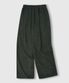 원턱 와이드 코듀로이 밴딩 팬츠 [카키]