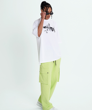 엔와이씨 로고 티셔츠 화이트