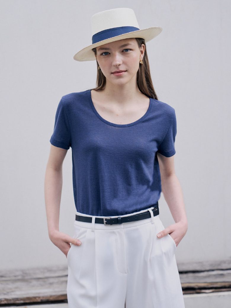 NOAH LINEN T-SHIRT