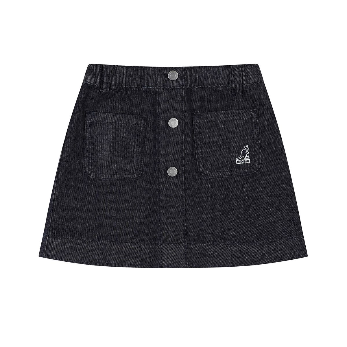 캉골키즈(KANGOL KIDS) 포켓 포인트 데님 스커트 QC 2002 네이비