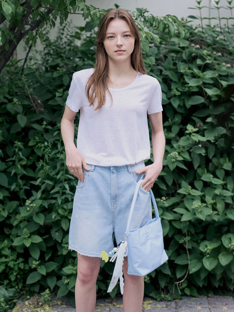 2WAY LOOSE DENIM SHORTS