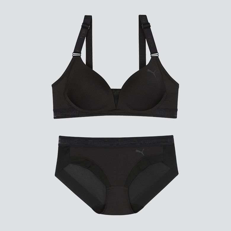[브라1+팬티2]더블 하트 볼륨 브라팬티 SET