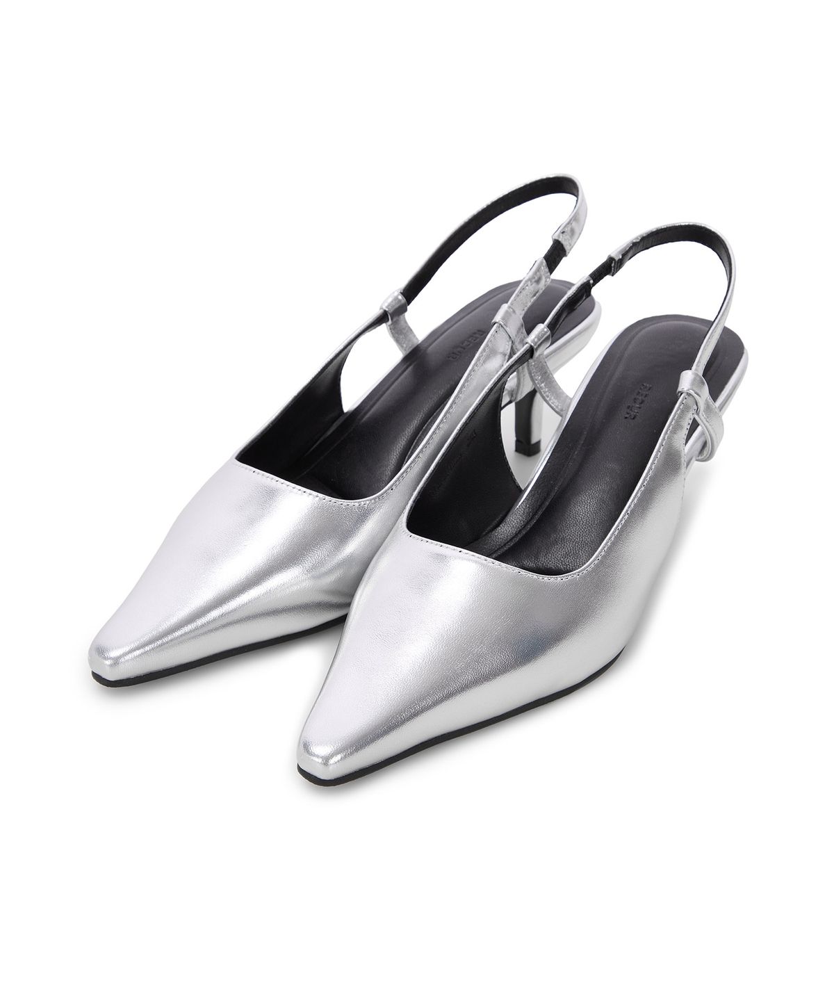 르쿠어에쿠어(RECUR ECUR) Luna slingback Silver
