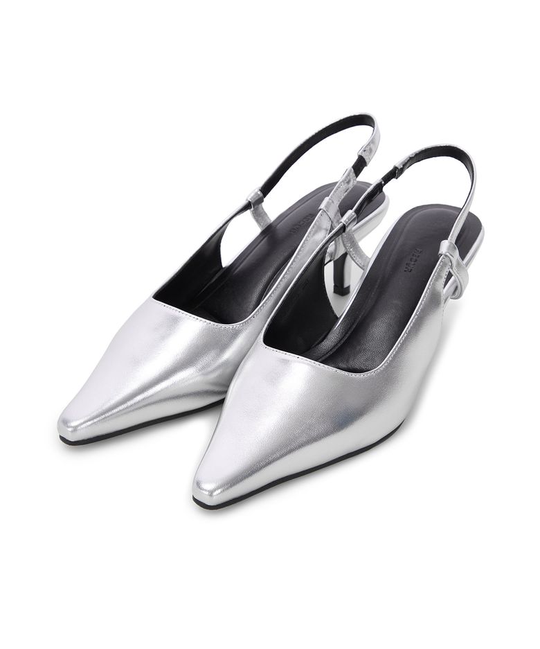 Luna slingback Silver