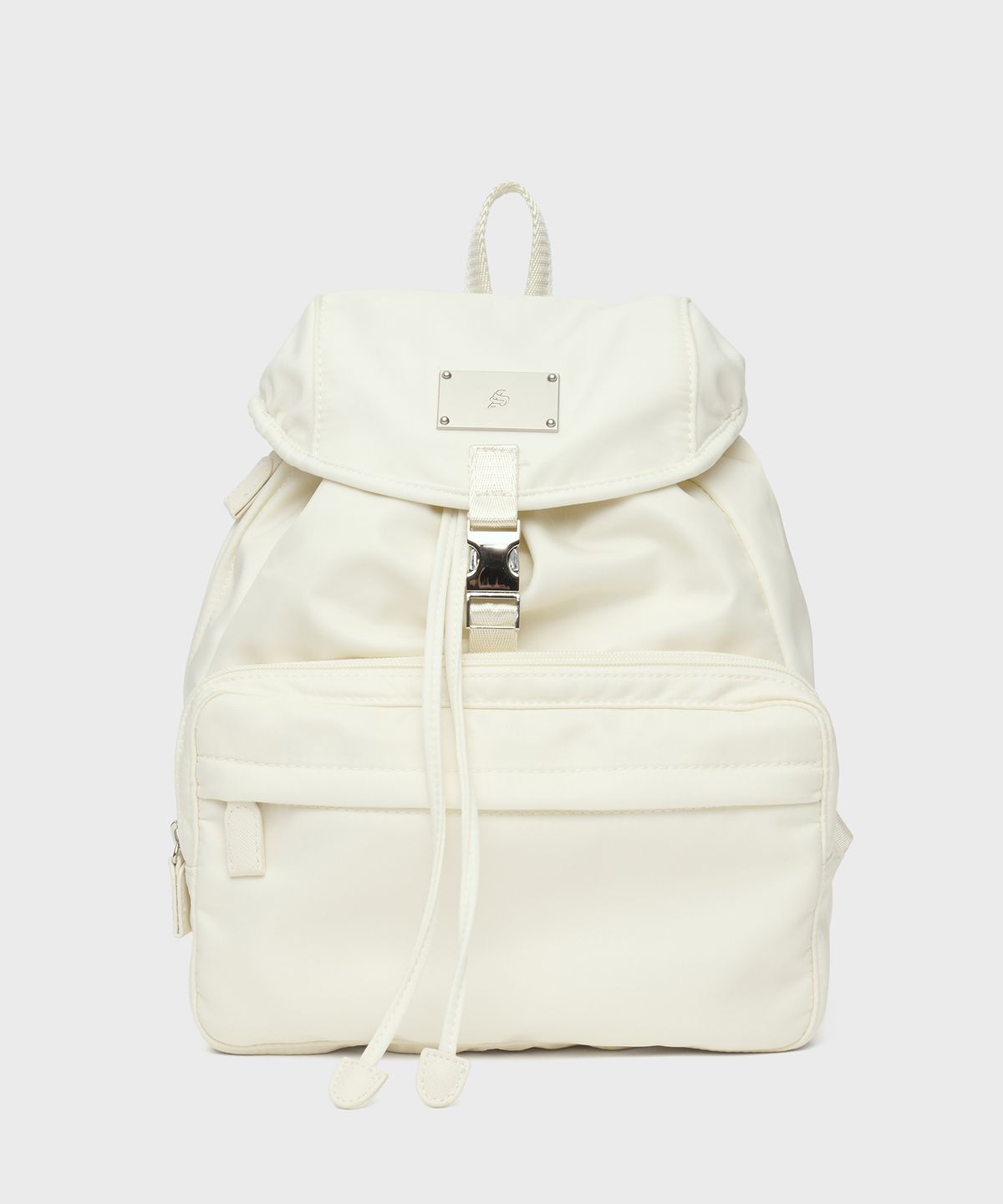 샐볼(SALBOL) SYMBOL NYLON SMALL BACKPACK [IVORY]