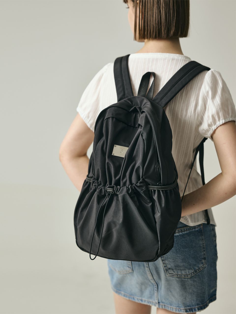 [SALAD BOWLS] LIGHT CITY BACKPACK★バックパック MUSINSA公式 | SALAD BOWLS LIGHT CITY BACKPACK[BLACK]