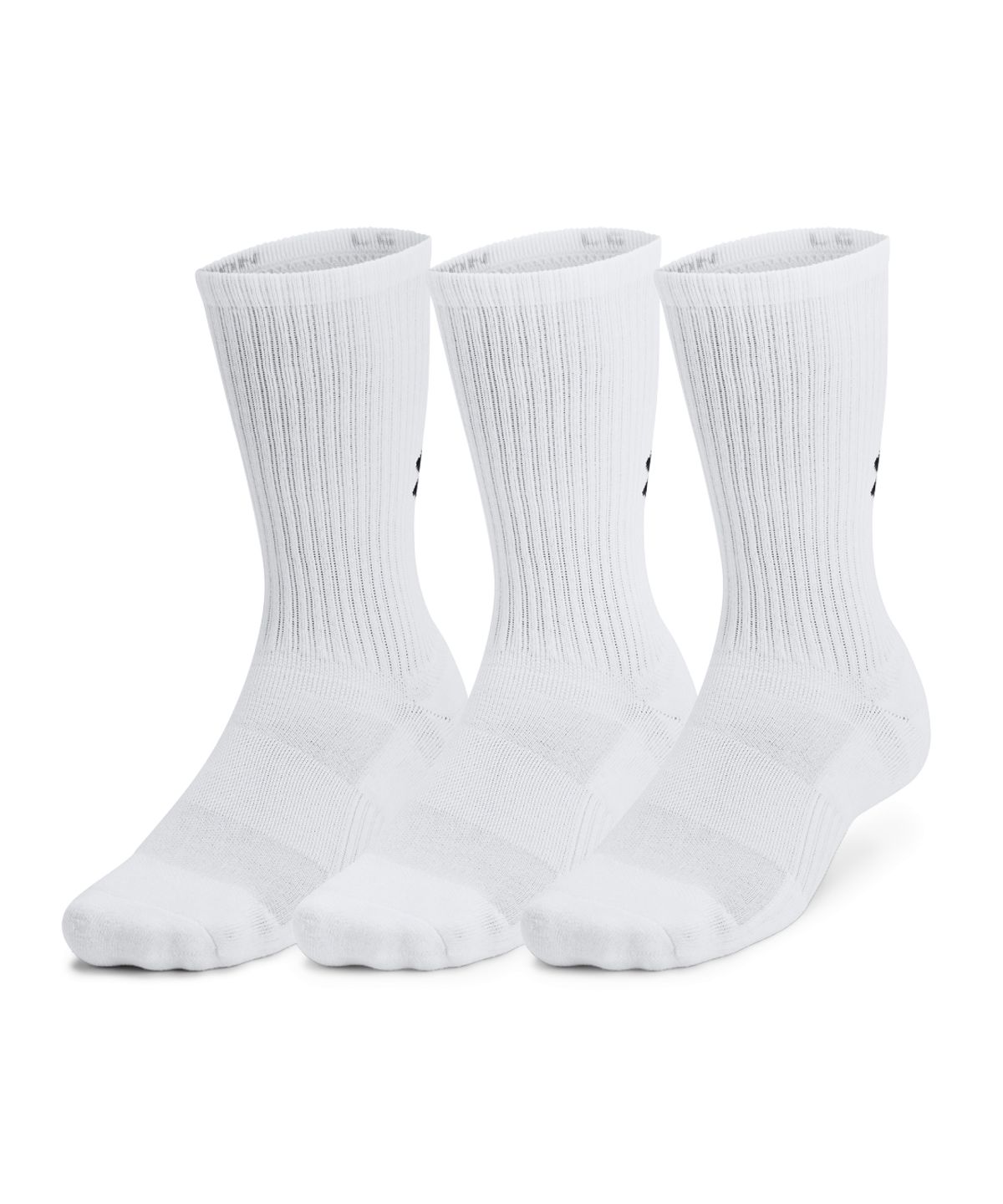 언더아머(UNDERARMOUR) 유니섹스 트레이닝 코튼 크루 삭스 3켤레 1386311-100