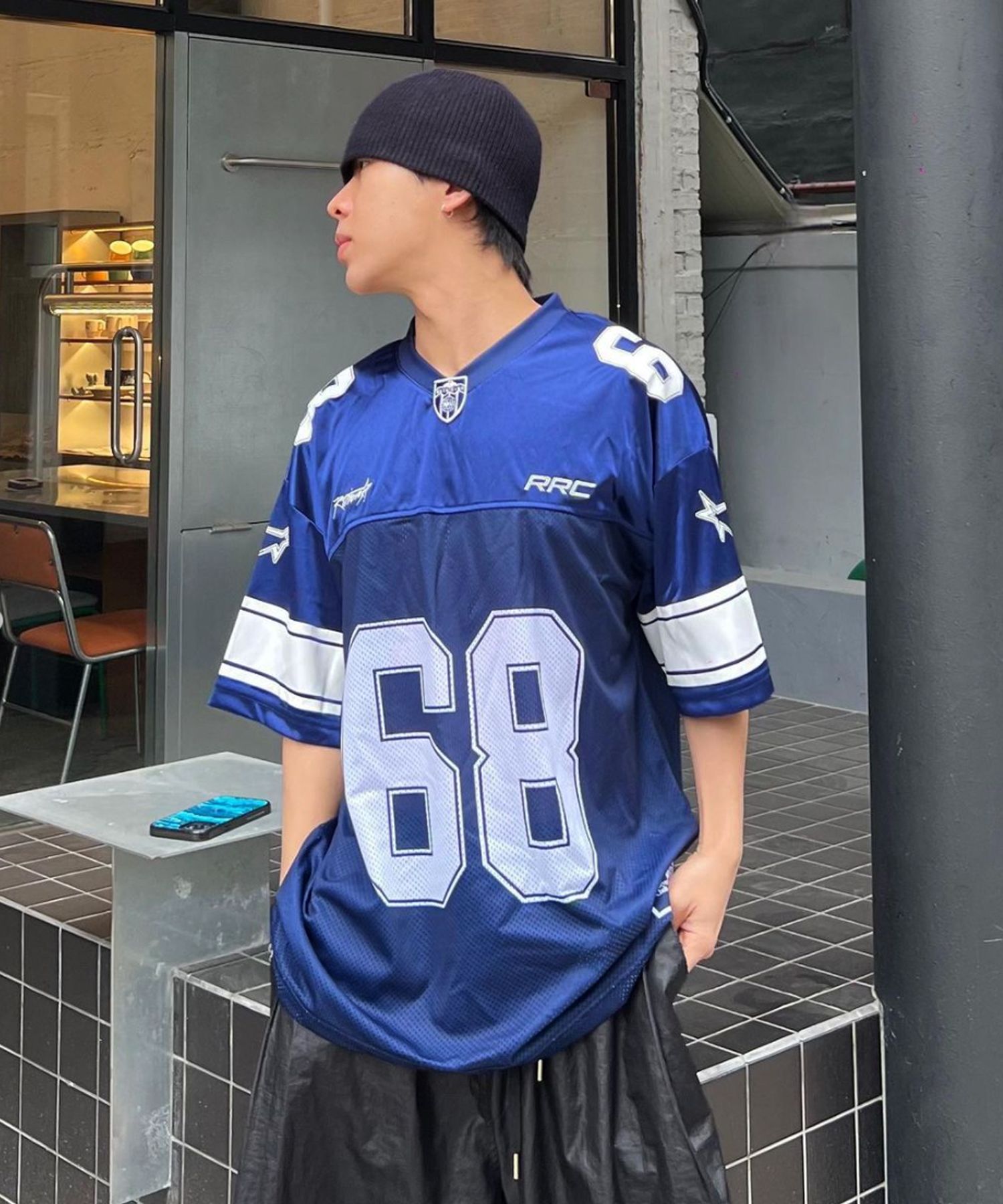 [RETRIEVER CLUB]UNISEX●68 FOOTBALL JERSEY MUSINSA | RETRIEVER CLUB 68 FOOTBALL JERSEY [NAVY]