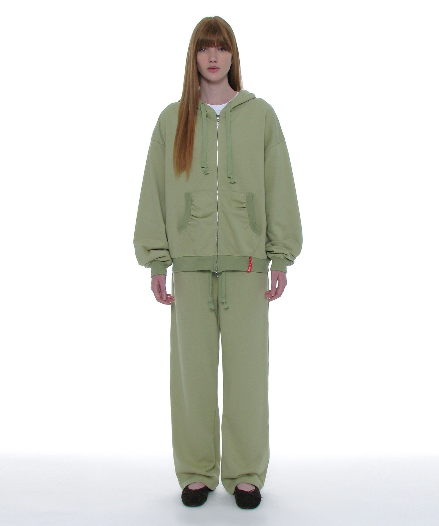 MUSINSA公式 | PARTIMENTO WOMEN PWC ストレートトラックパンツ_8カラー