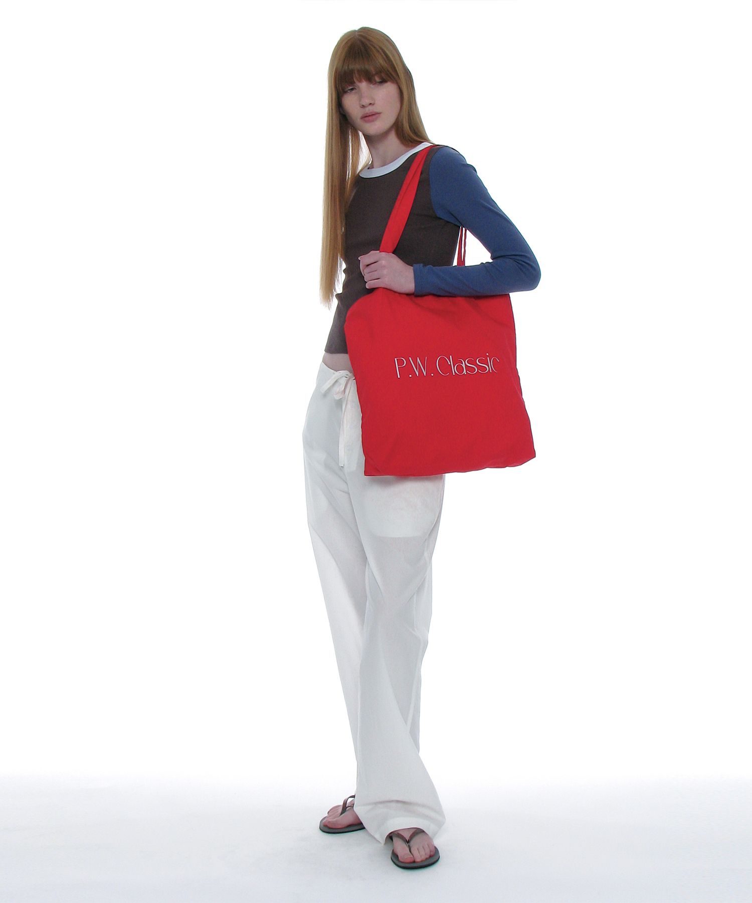 MUSINSA公式 | PARTIMENTO WOMEN PWCロゴプリントエコバッグ_4カラー