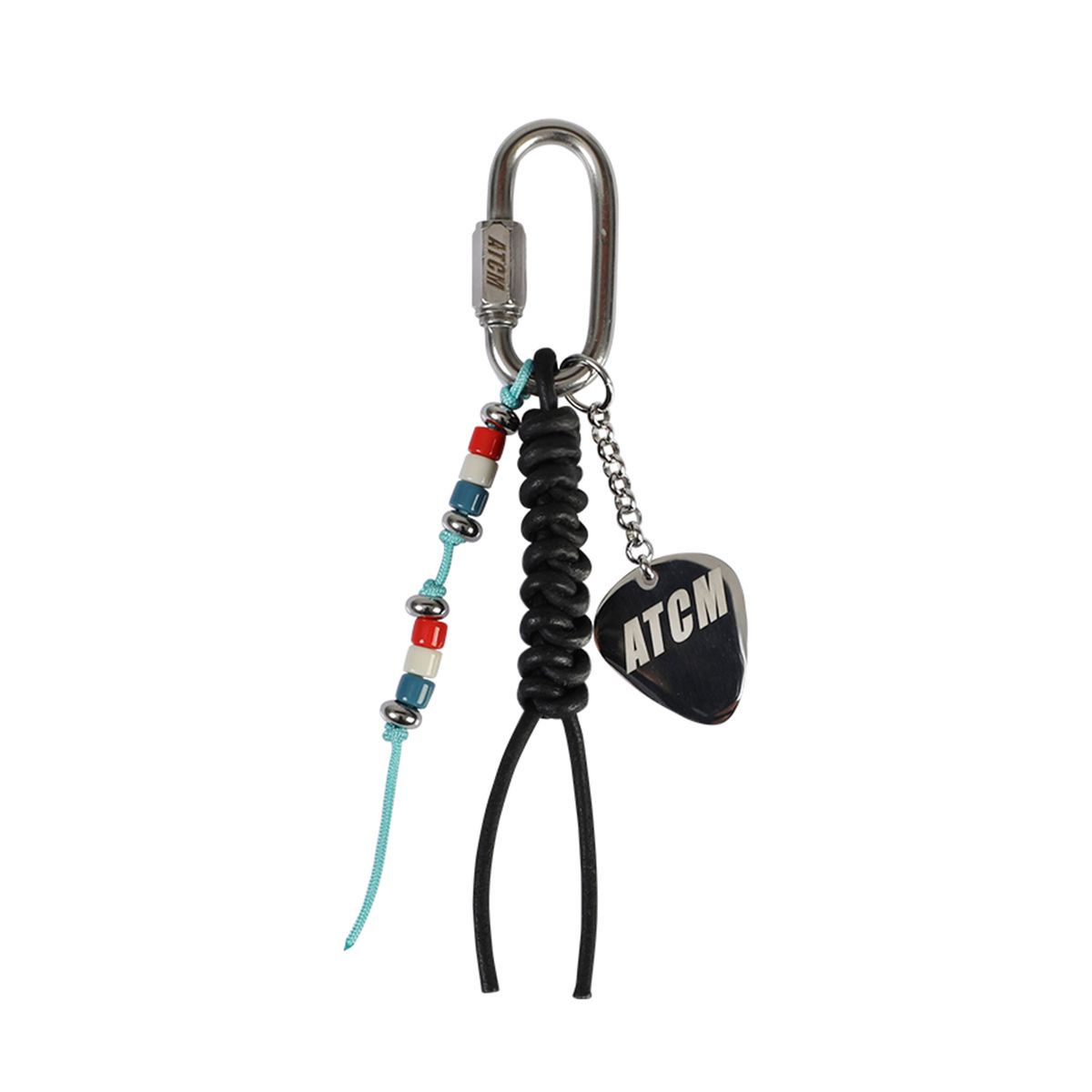 어센틱모즈(AUTHENTICMODS) ATCM leather keyring(black)
