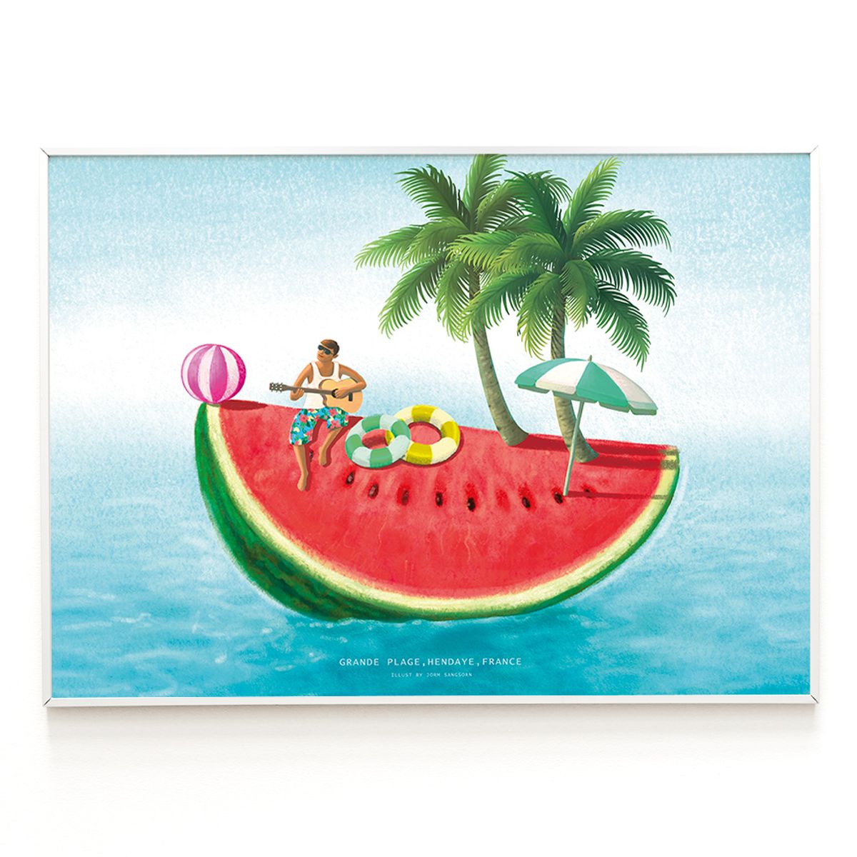 아트밀(ARTMILL) 썸머 페스티벌 여름 그림액자 50종 - S49 그랑드 해변