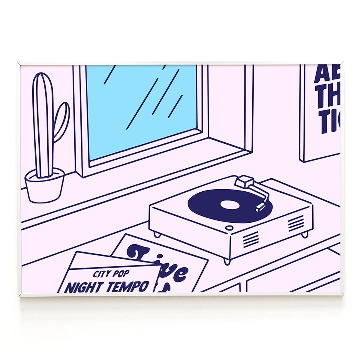 아트밀(ARTMILL) 썸머 페스티벌 여름 그림액자 50종 - S33 시티팝