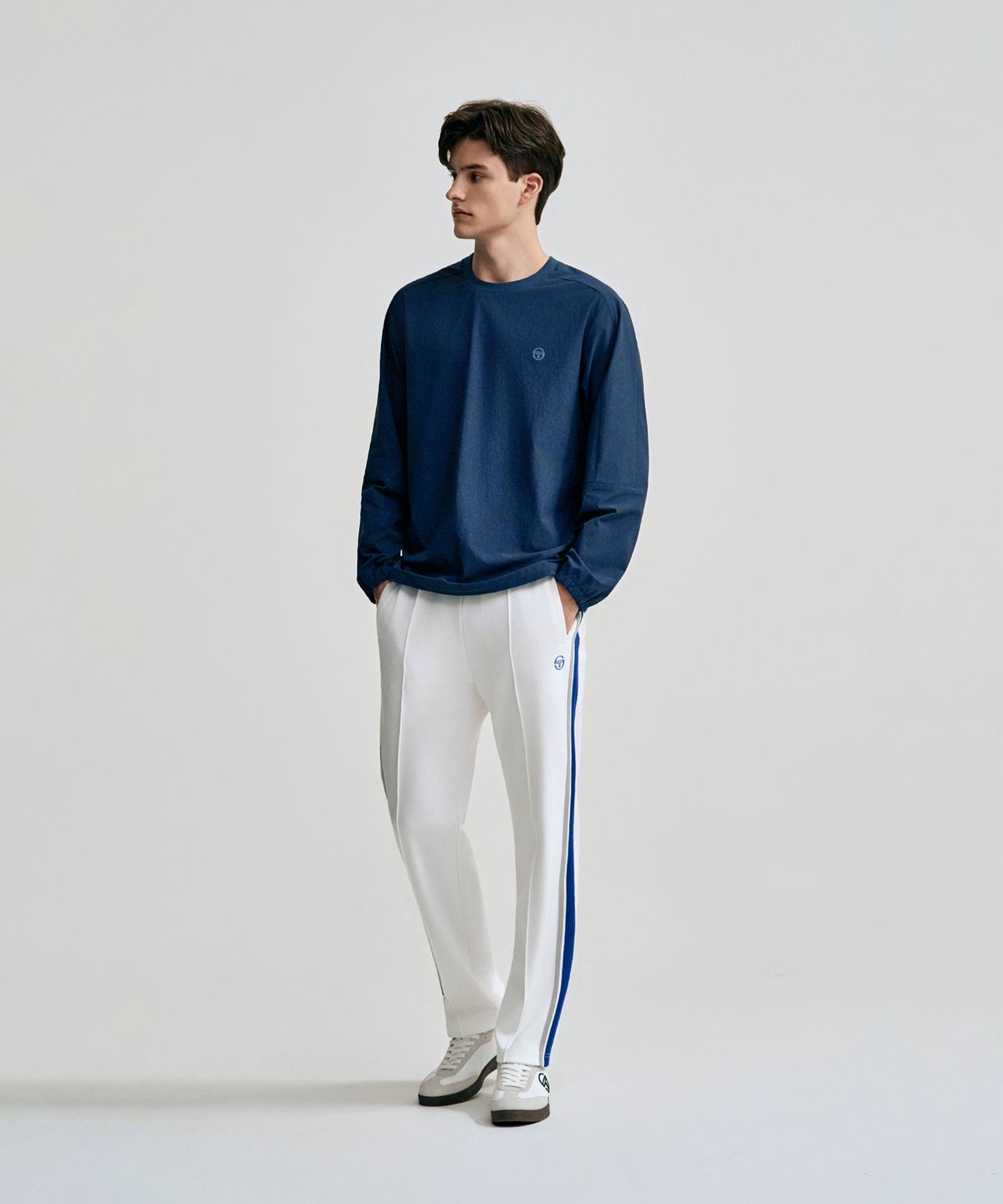 세르지오 타키니(SERGIO TACCHINI) M 고트 다마린도 트랙 팬츠 (White)