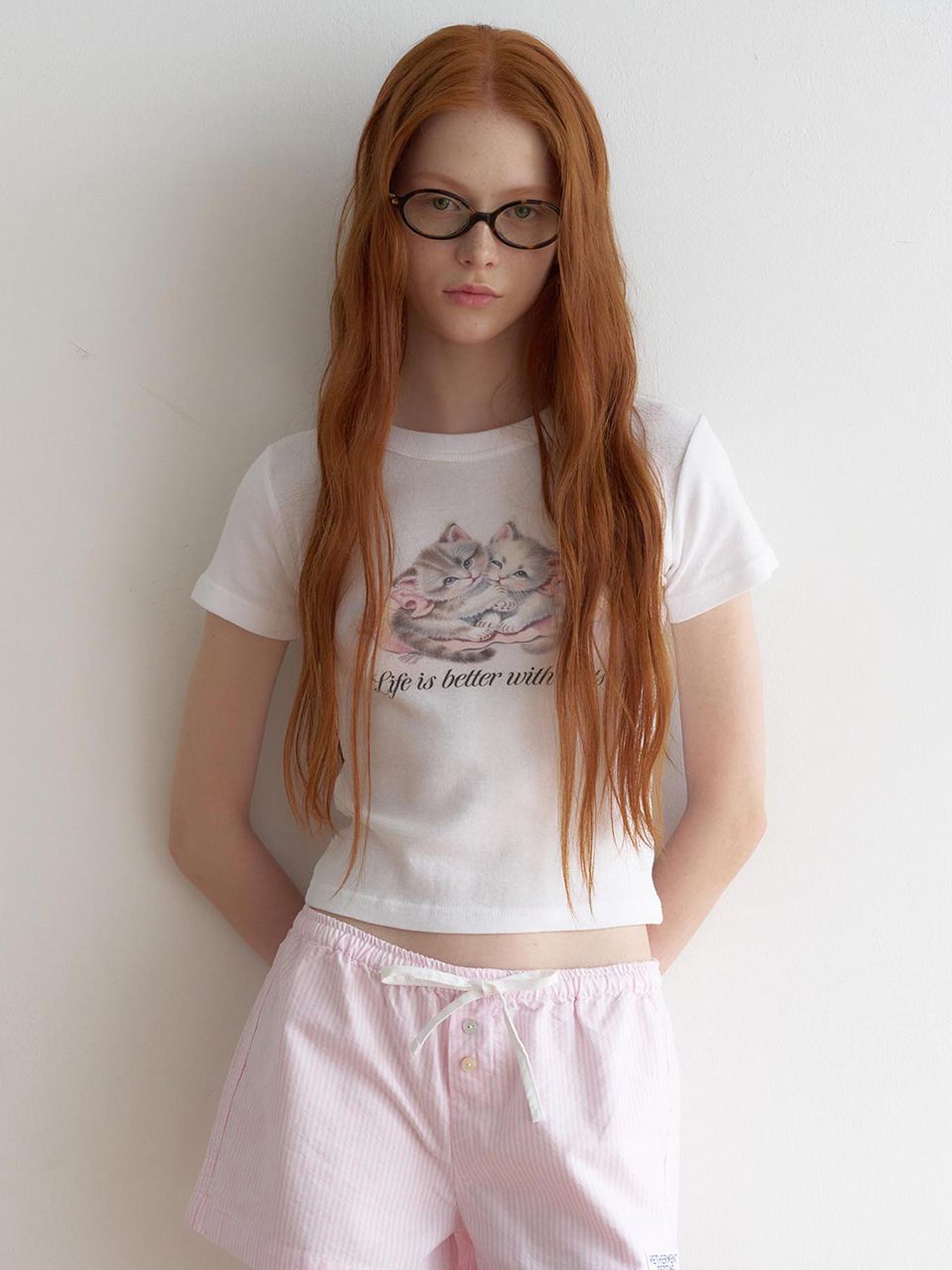 Tシャツ・カットソー [HETHERMENT] cats lovers t-shirts (white) MUSINSA公式 | HETHERMENT Cats Lovers T-Shirt (White)