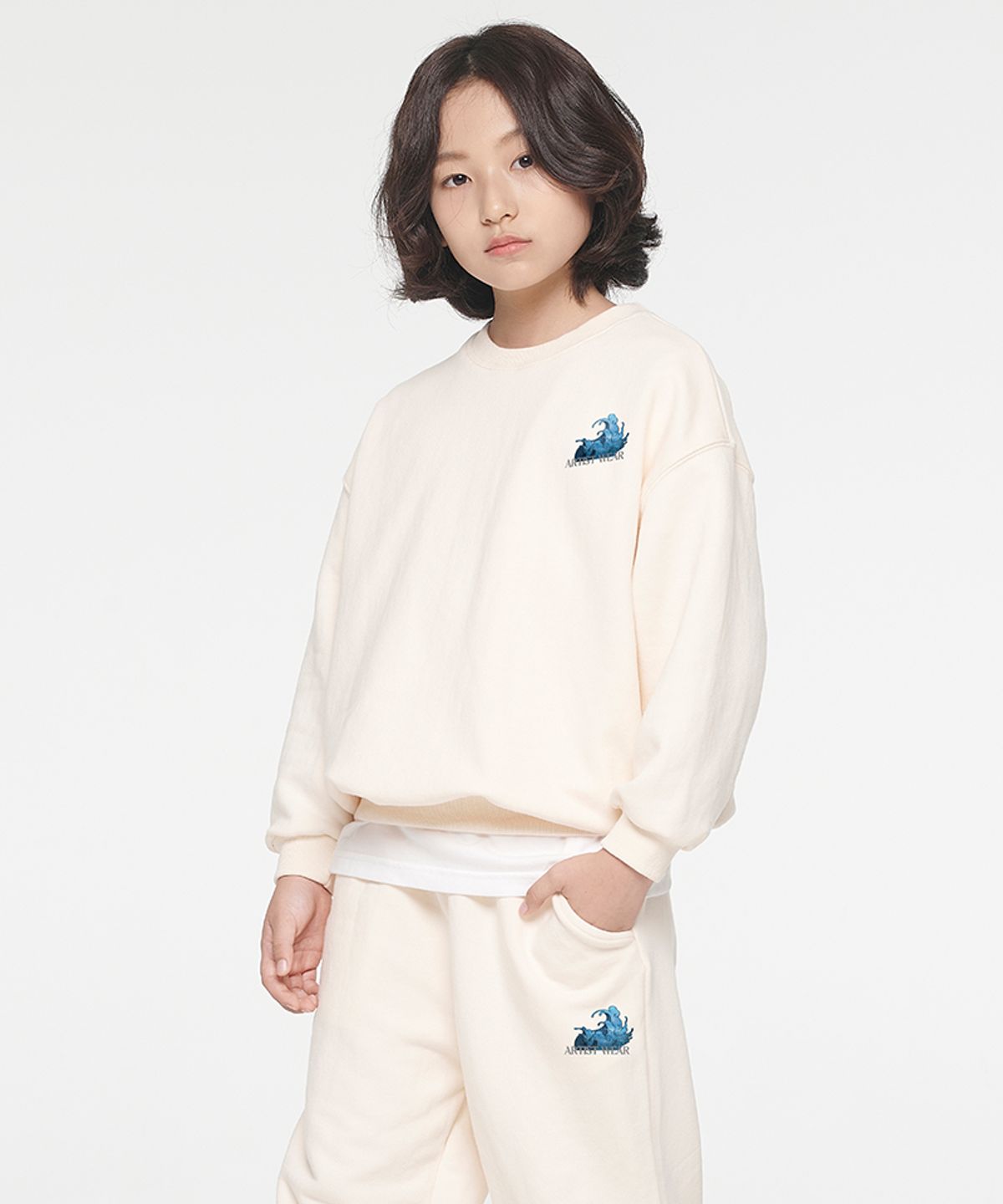 아티스트웨어 키즈(ARTISTWEARKIDS) [ATW] 키즈 문라이트웨일 셋업_CR