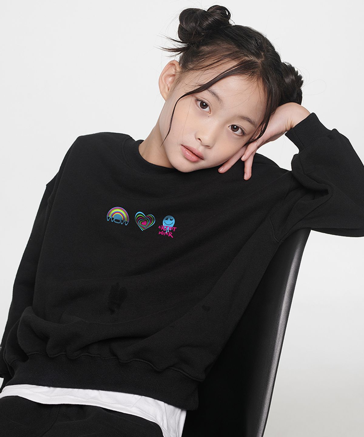 아티스트웨어 키즈(ARTISTWEARKIDS) [ATW] 키즈 사이키델릭 셋업_BK