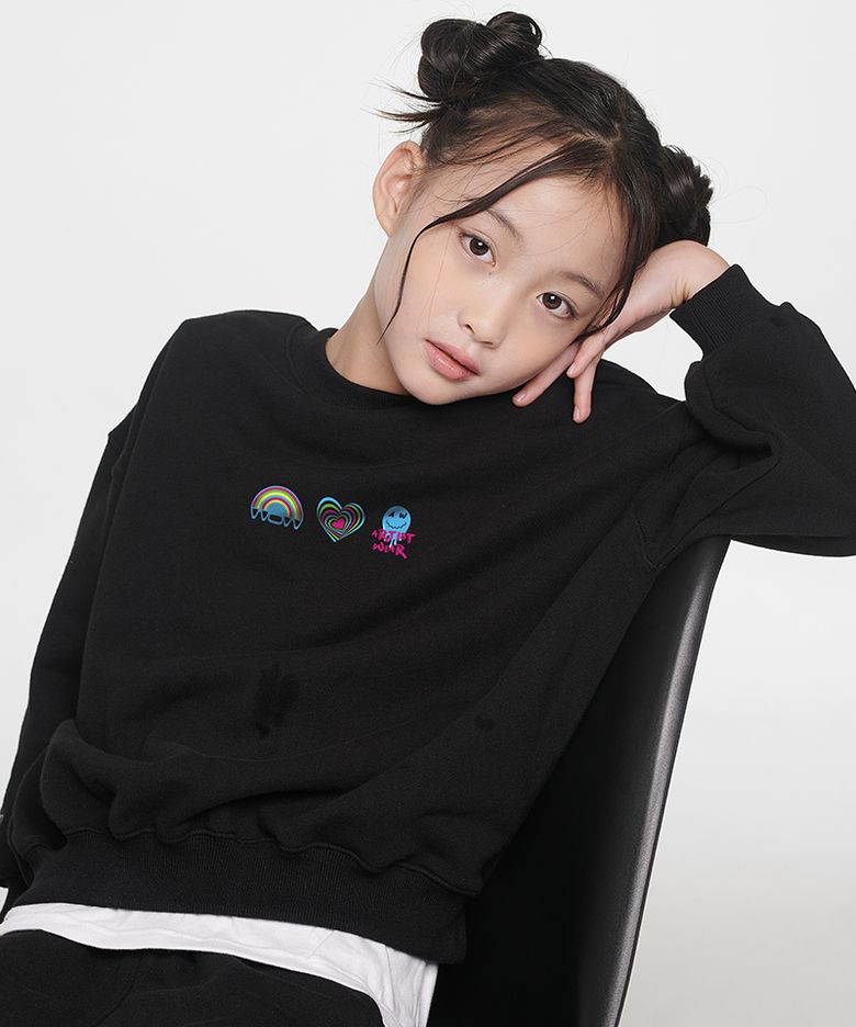 [ATW] 키즈 사이키델릭 셋업_BK