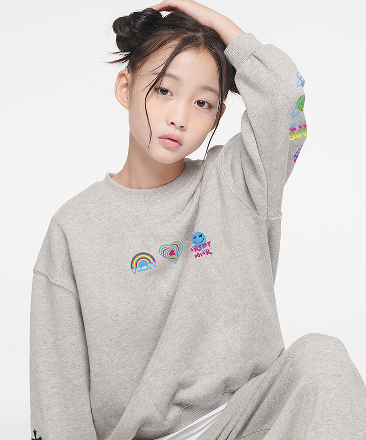 아티스트웨어 키즈(ARTISTWEARKIDS) [ATW] 키즈 사이키델릭 셋업_GY
