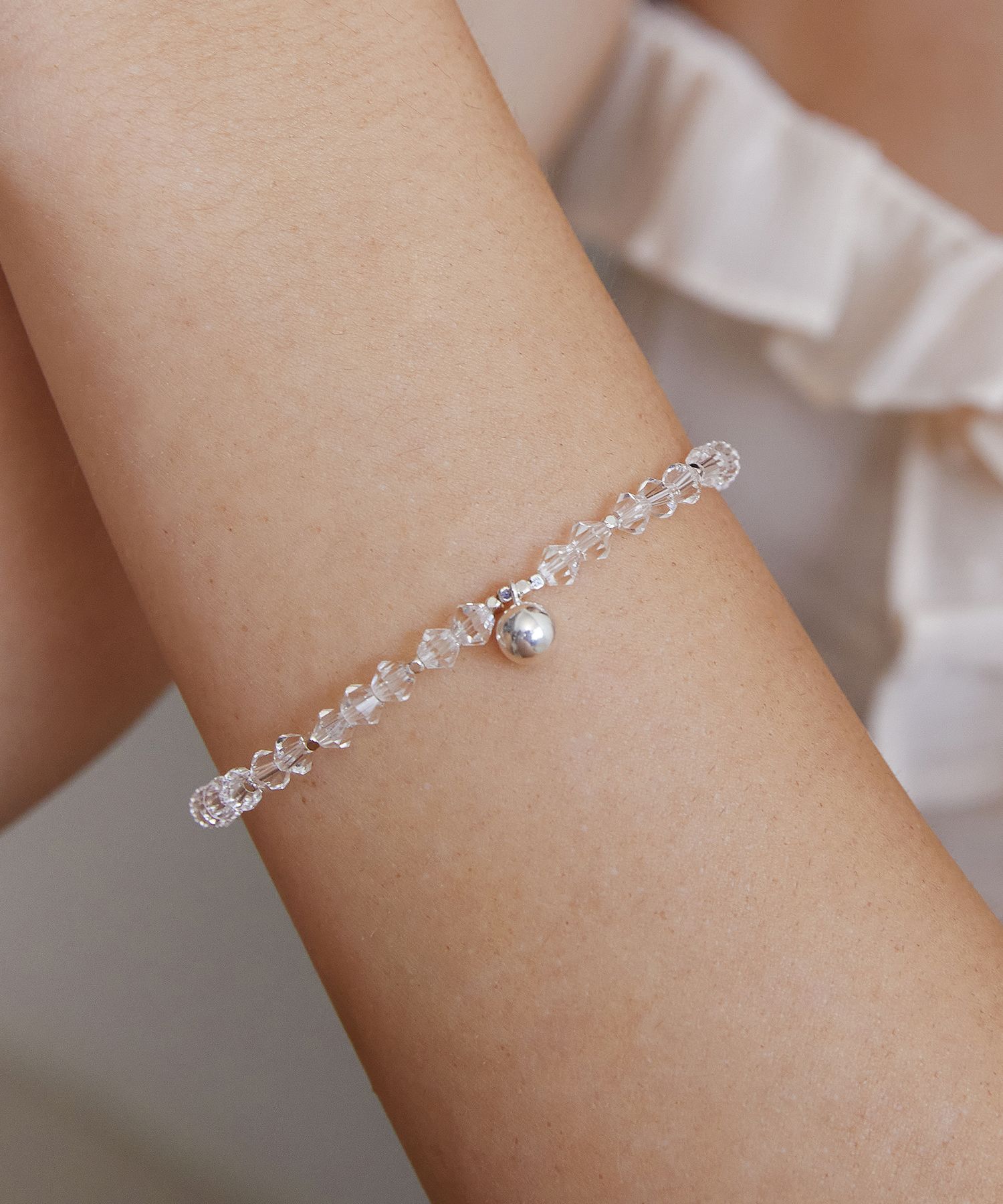 ブレスレット TATIANA Silver 925 Ball and Snake Layered Bracelet BR1807 MUSINSA | TATIANA (Silver 925) Swarovski Bead Ball Bracelet