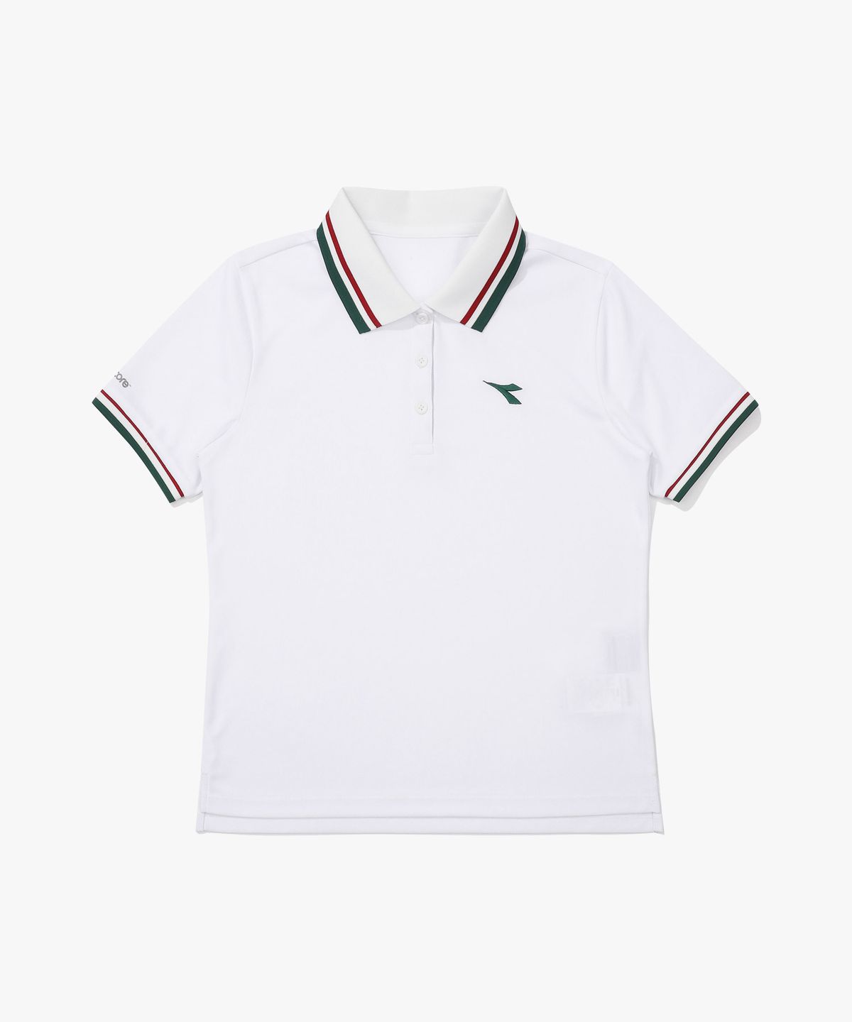 디아도라(diadora) 쿨코어 PQ 반팔 티셔츠 우먼 WHITE