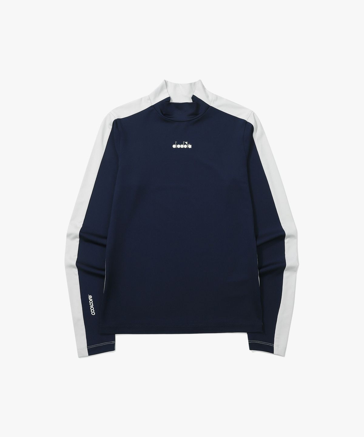 디아도라(diadora) 쿨코어 하프넥 티셔츠 우먼 NAVY