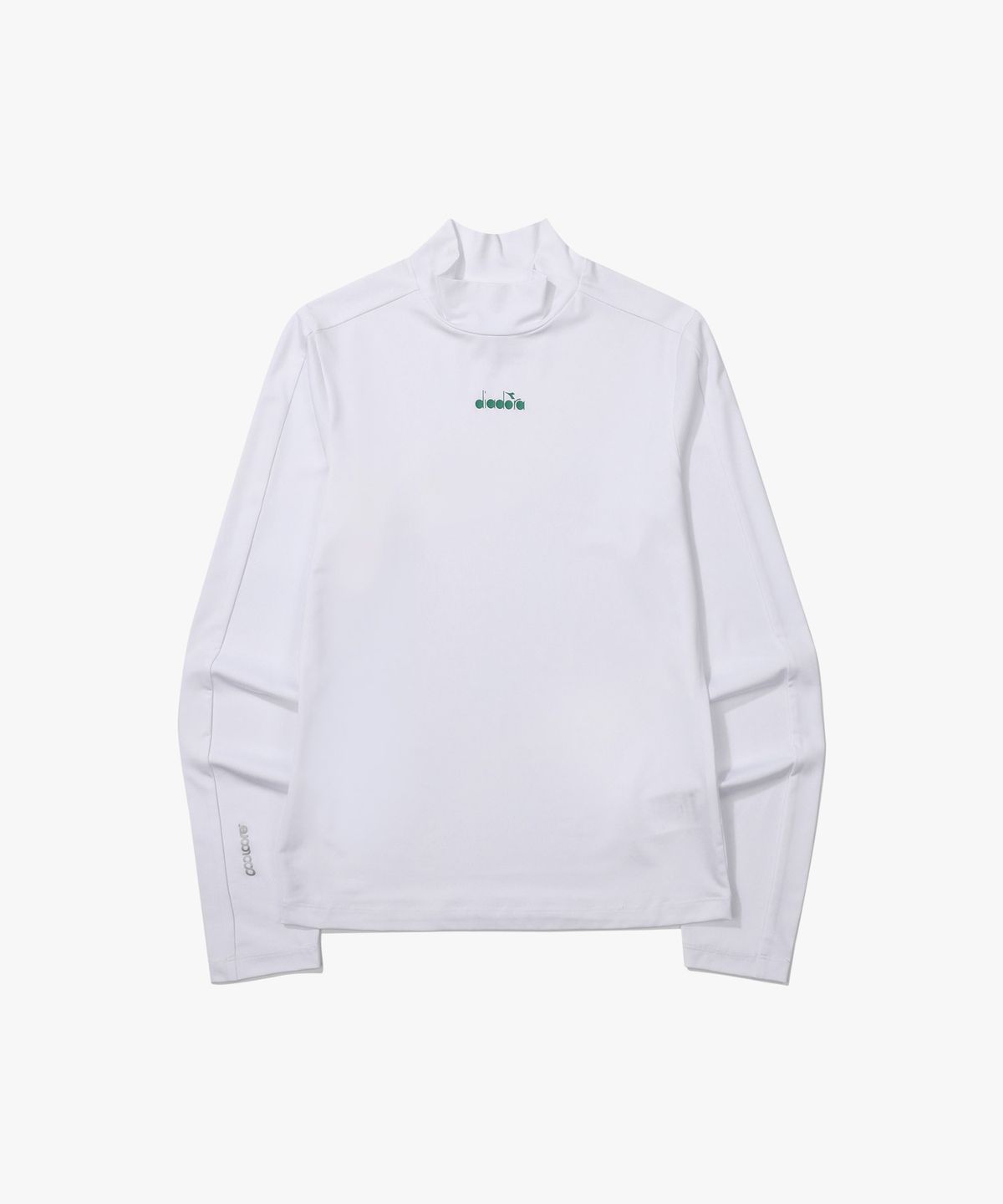 디아도라(diadora) 쿨코어 하프넥 티셔츠 우먼 WHITE