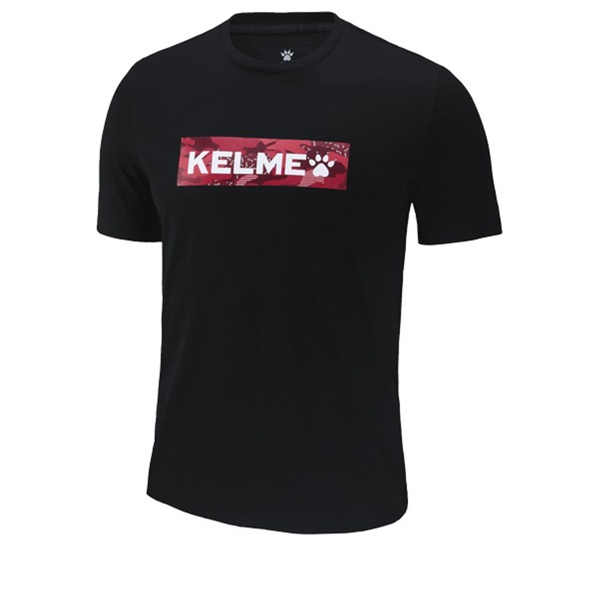 켈미(KELME) 3891542 캐주얼 스포츠 반팔 티셔츠 Black