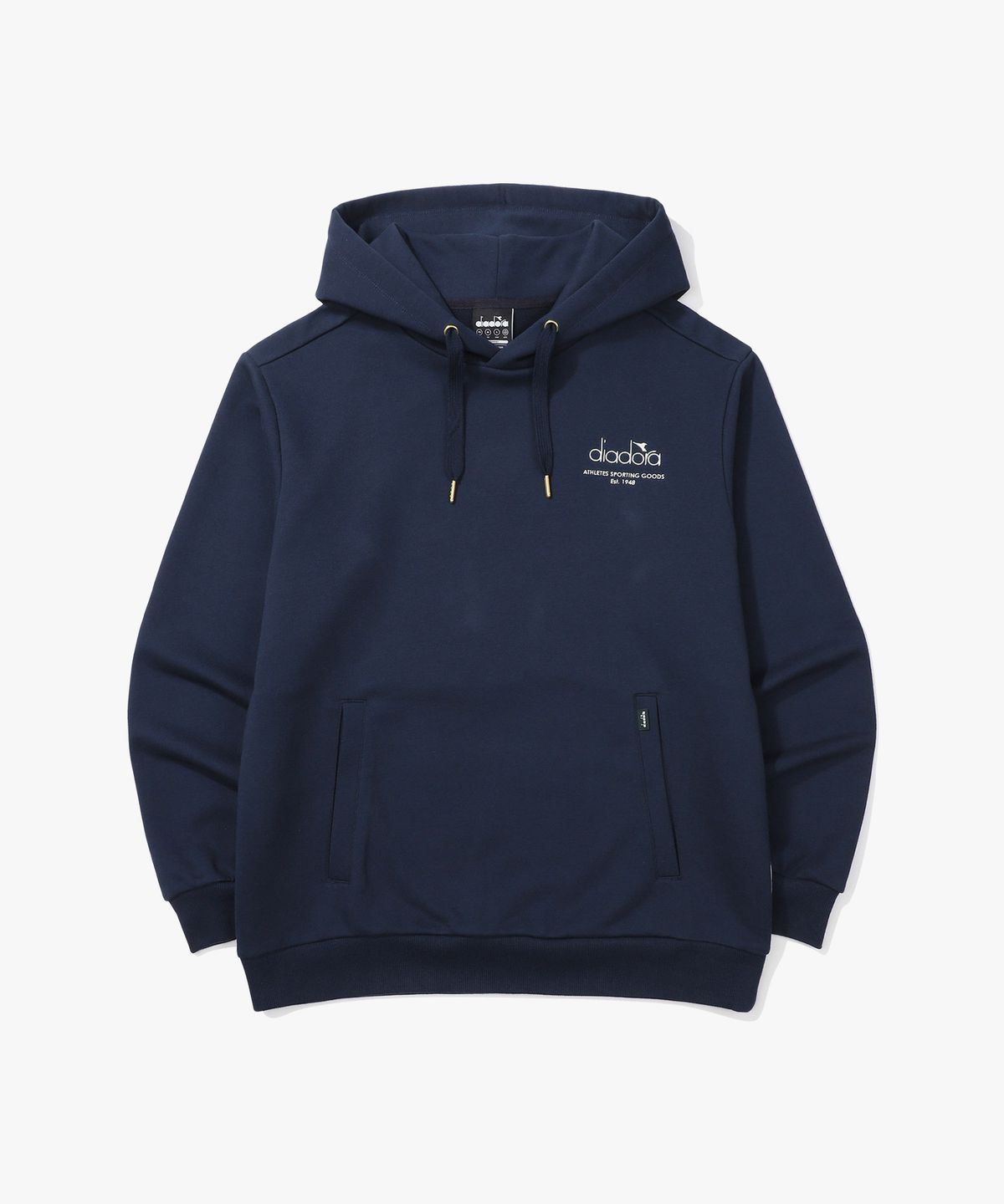 디아도라(diadora) 달리 스웻 후드 NAVY