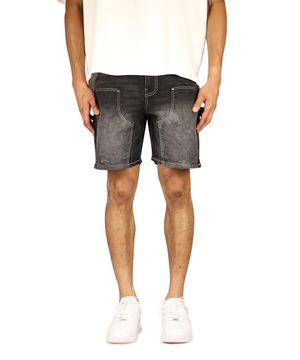 블랙 샷건 데님 쇼츠