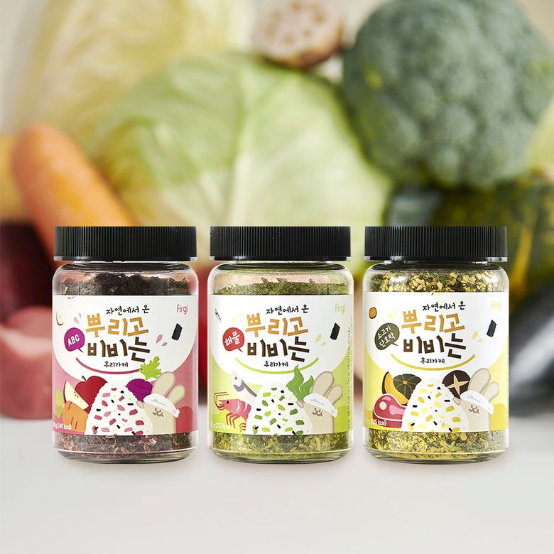 뿌리고 비비는 후리가케 (100g) (ABC / 해물 / 소고기)