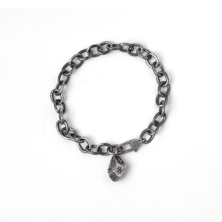 Ruby Over Chain Bracelet