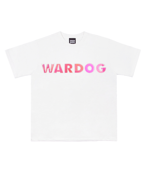 홀로그램 로고 티셔츠 화이트