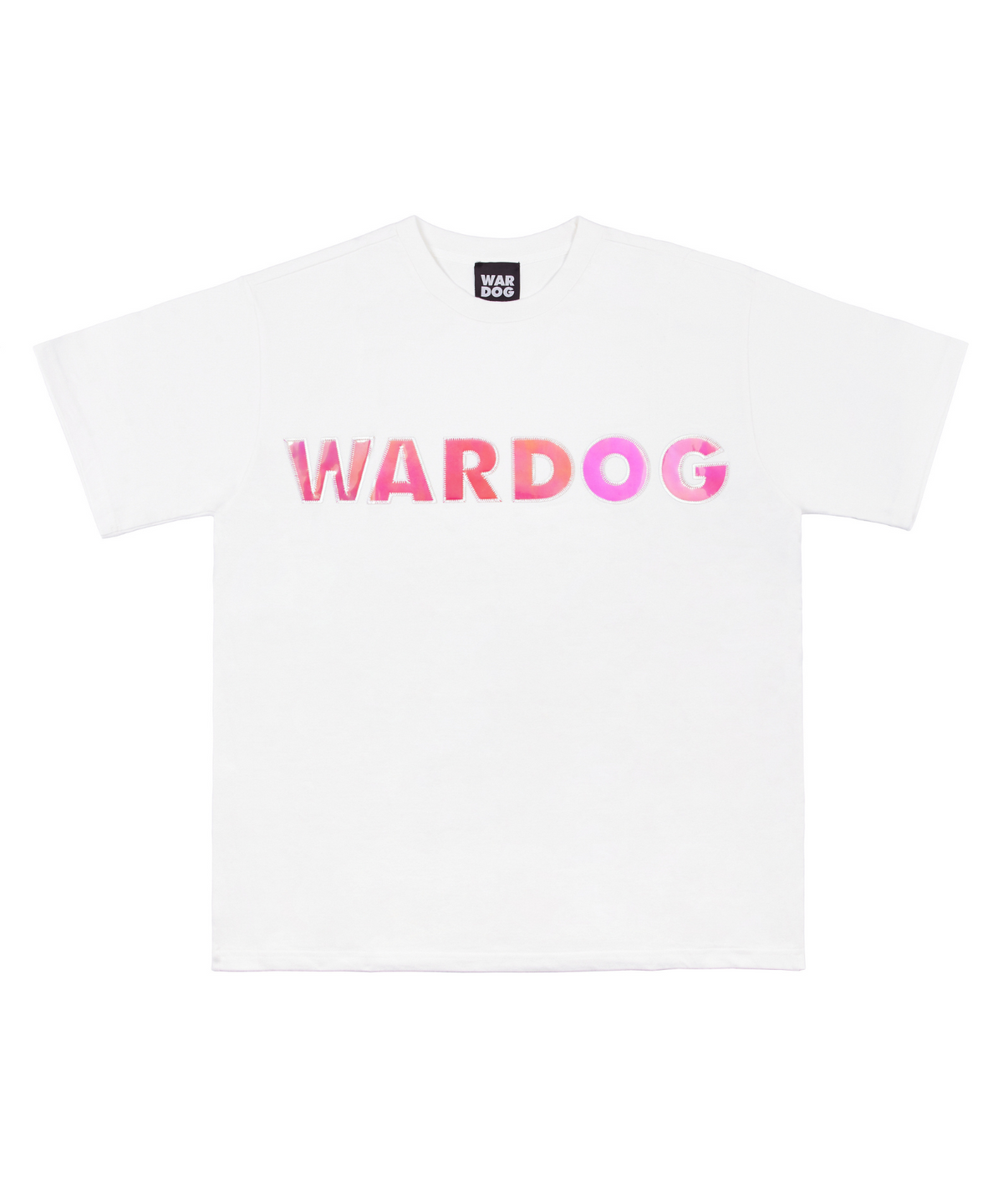 워독(WARDOG) 홀로그램 로고 티셔츠 화이트