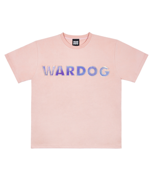 홀로그램 로고 티셔츠 인디안 핑크